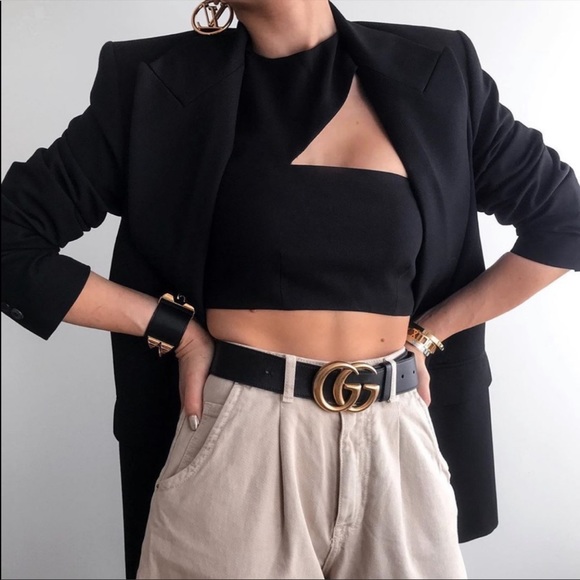 Zara cut out black top BLOGG FAV!! - Picture 7 of 15